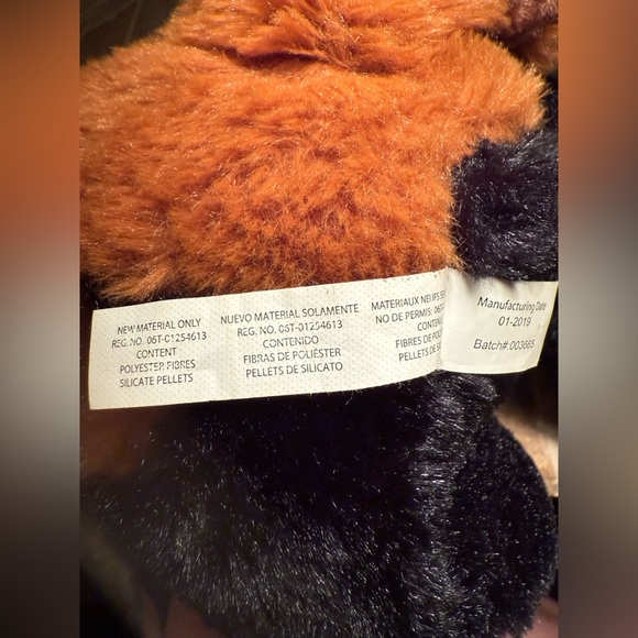 Petting Zoo Red Panda Plush 10" Stuffed Animal 2019 Brown Black White - Picture 6 of 6
